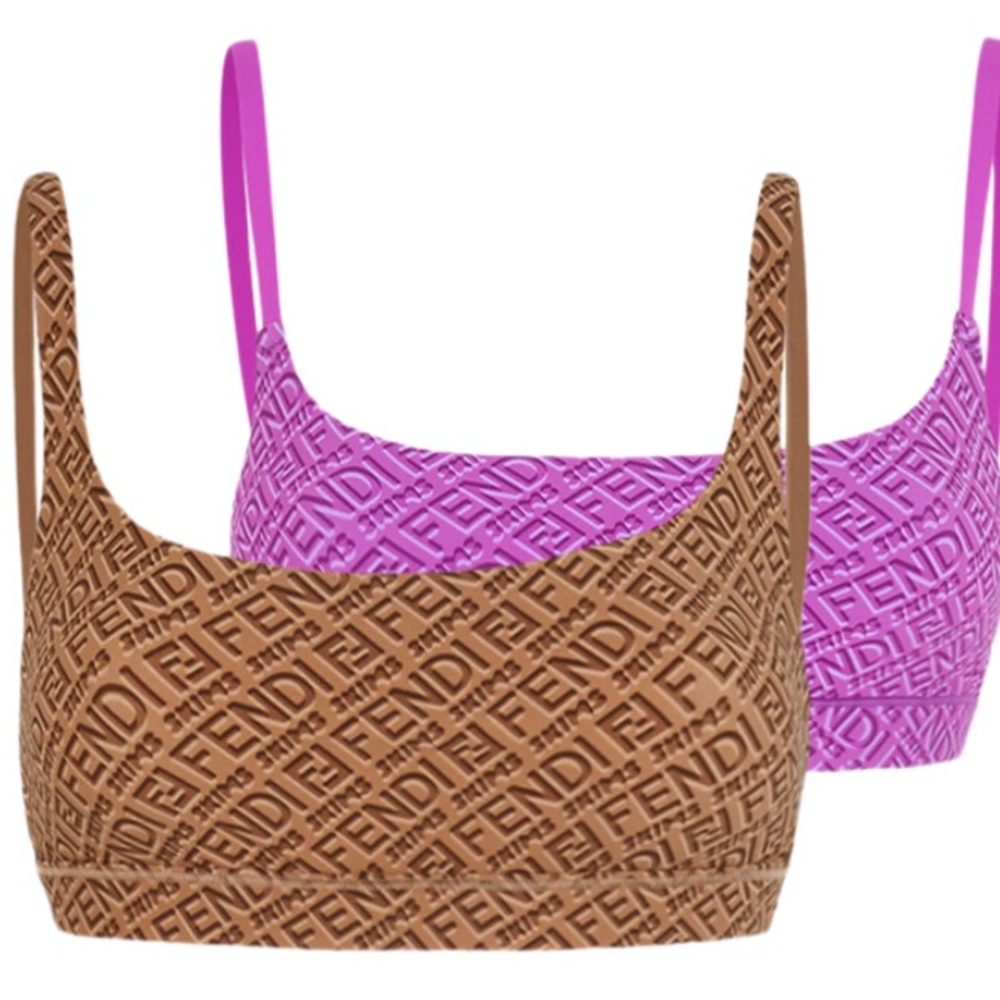 Skims x Fendi Scoop Bralettes